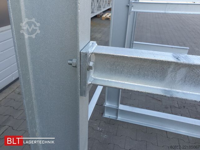 Estantería cantilever ca. 4,02 lfm. Kragarmregal  H:400cm T: 137 cm , 500 kg/Arm , 4 Lagerebenen