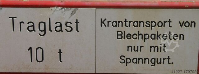 Paleta stosu arkuszy Stahl Typ 10 to