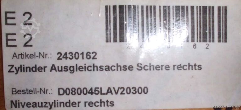 Hydraulische cilinder GSL German Standard Lift D080045LAV20300