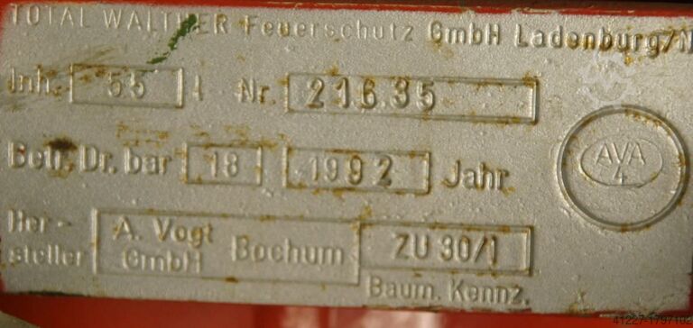 Extincteur à poudre TOTAL G 50