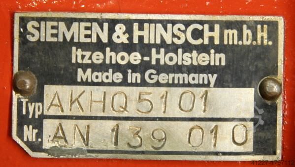 Positive displacement pump SIEMEN HINSCH AKHQ5101