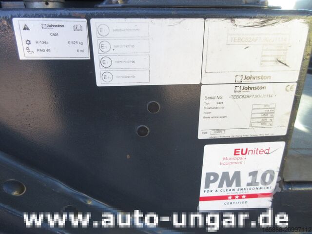 Yol süpürme aracı Johnston CN401 Bucher 5006 Kehrmaschine Euro 6