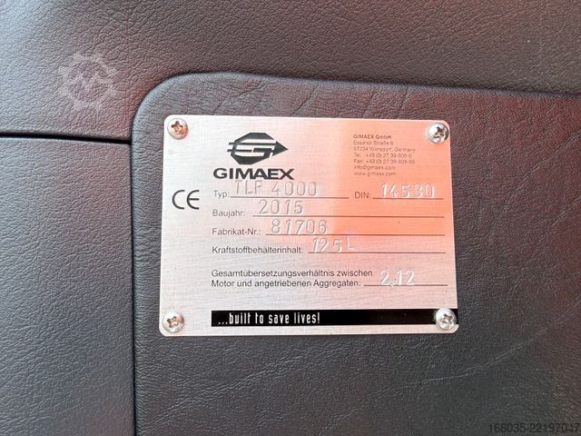 Camion à usage spécial MAN TGM 18.340 4x4 BB GIMAEX TLF4000 Klima/3xSperre