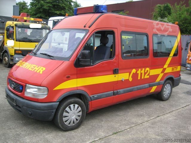 Autre OPEL Movano 2,8 DTI Feuerwehr MTW MTF 9-Sitzer *AHK*
