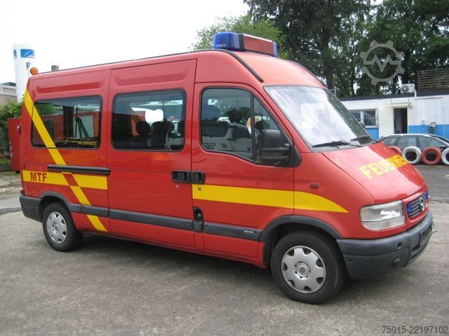 Autre OPEL Movano 2,8 DTI Feuerwehr MTW MTF 9-Sitzer *AHK*