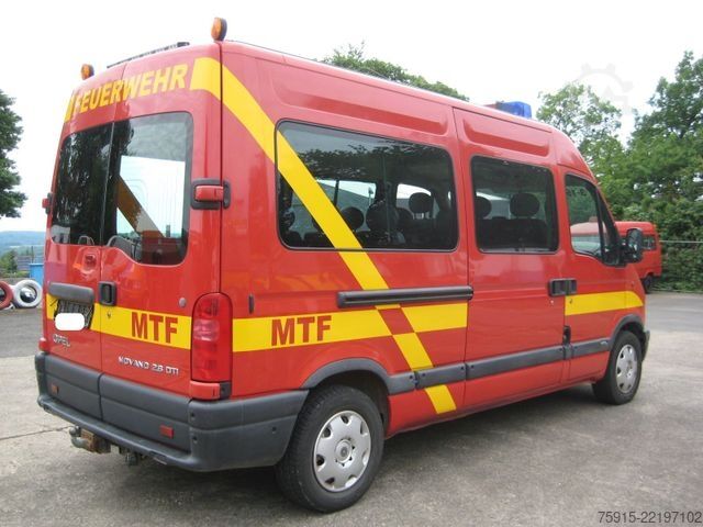 Autre OPEL Movano 2,8 DTI Feuerwehr MTW MTF 9-Sitzer *AHK*