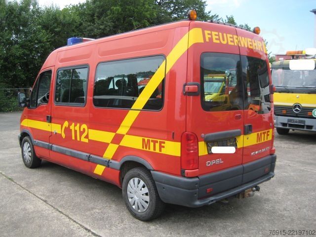 Autre OPEL Movano 2,8 DTI Feuerwehr MTW MTF 9-Sitzer *AHK*
