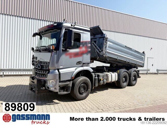 Camião basculante Mercedes-Benz Arocs 2651 K 6x4, Retarder, Widi, Alu-Bordwände,