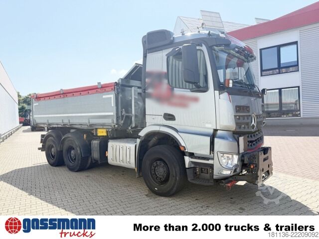 Camião basculante Mercedes-Benz Arocs 2651 K 6x4, Retarder, Widi, Alu-Bordwände,
