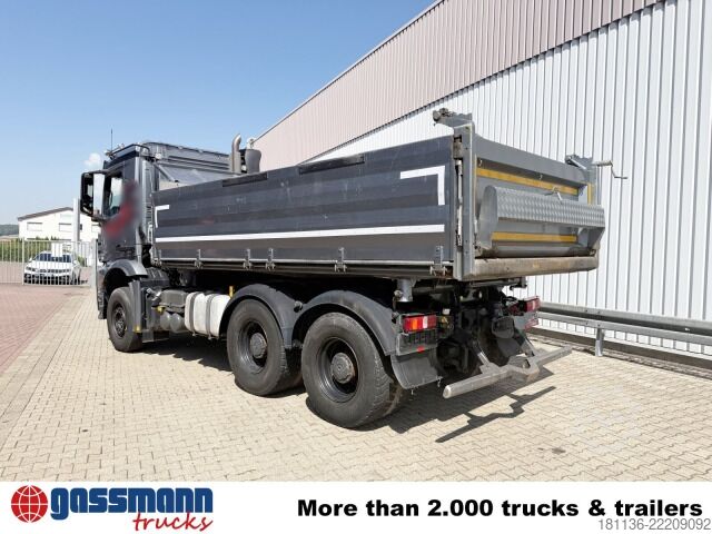 Camião basculante Mercedes-Benz Arocs 2651 K 6x4, Retarder, Widi, Alu-Bordwände,
