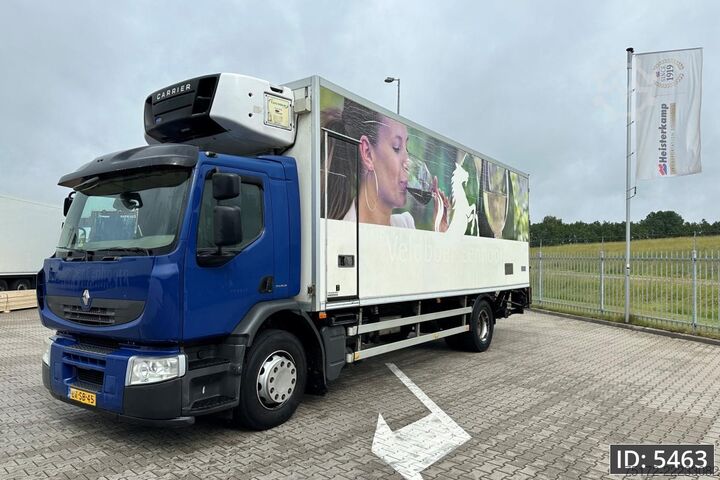 Transporte refrigerado/congelado Renault Premium 270 Day Cab, Euro 5, Carrier / side doo...