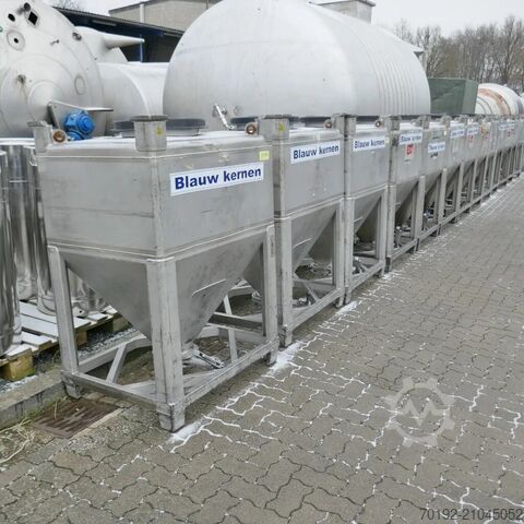 Contentor cónico de 650 litros em V2A UCON 9847