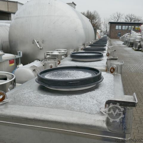 Contentor cónico de 650 litros em V2A UCON 9847