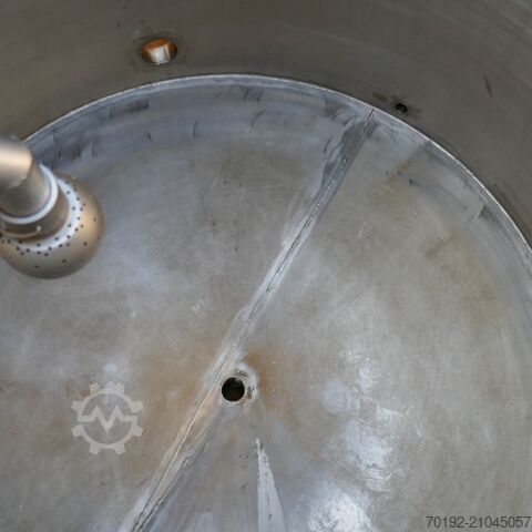 Tanque CIP isolado de 1250 litros em V2A  9845