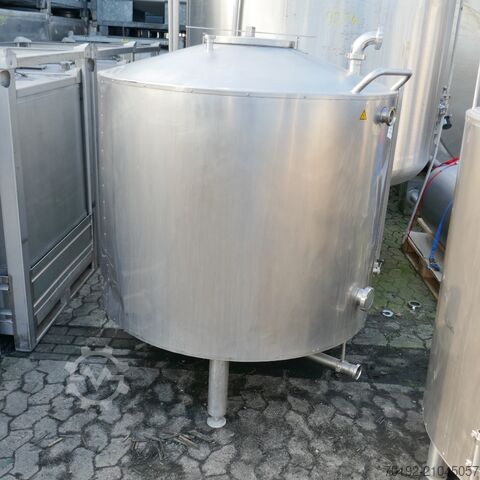 Tanque CIP isolado de 1250 litros em V2A  9845