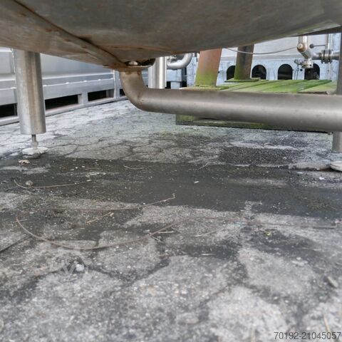 Tanque CIP isolado de 1250 litros em V2A  9845