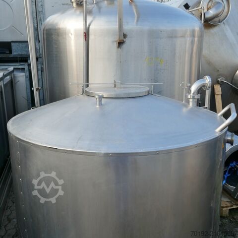 Tanque CIP isolado de 1250 litros em V2A  9845