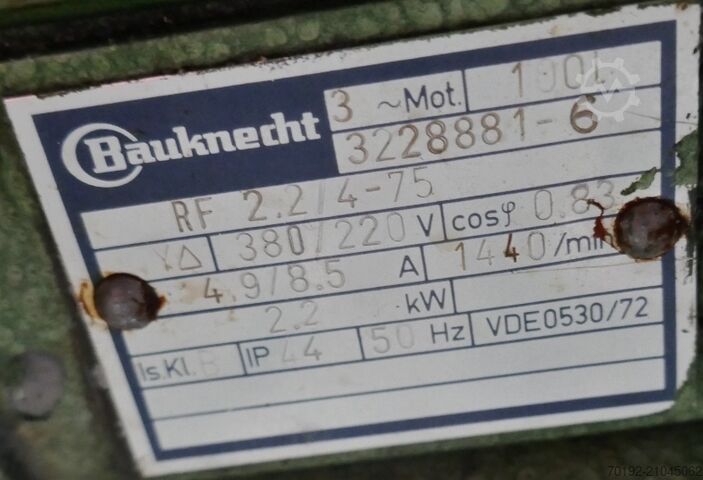 Tanque misturador de 2000 litros em aço inoxidável V2A com agitador de hélice SCHNEIDER AG 9842