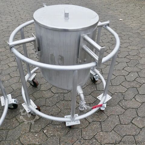 Depósito móvel de 60 litros em V2A.  9835