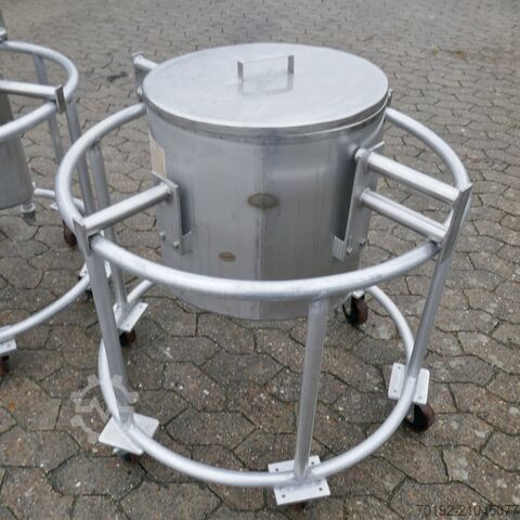 Depósito móvel de 60 litros em V2A.  9835