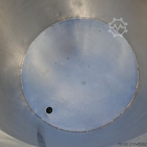 Contentor móvel de 350 litros em V2A sobre rodas  9811