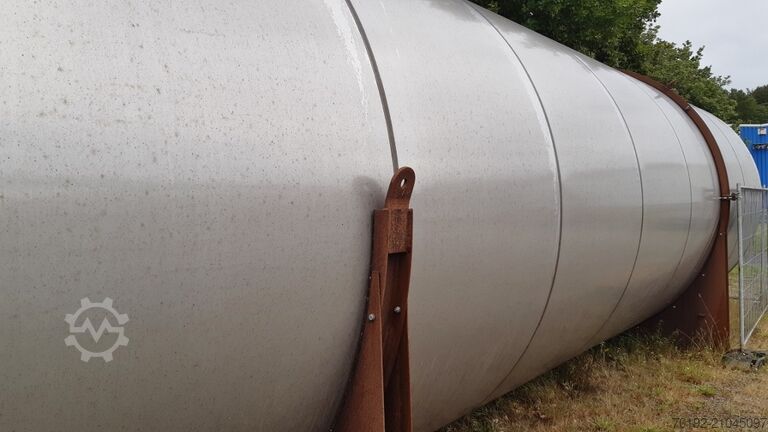 Tanque de armazenamento de 100.000 litros feito de V2A com flange agitadora lateral Holvrieka K0133