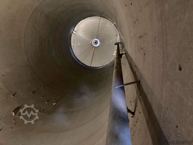 Tanque de armazenamento de 100.000 litros feito de V2A com flange agitadora lateral Holvrieka K0133