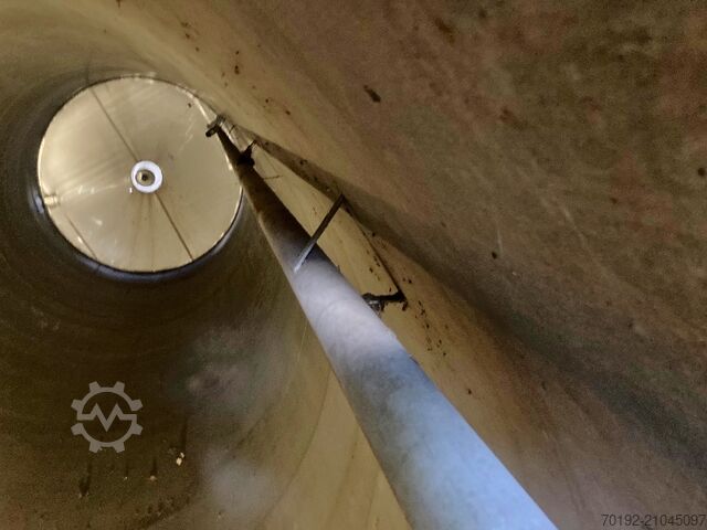 Tanque de armazenamento de 100.000 litros feito de V2A com flange agitadora lateral Holvrieka K0133