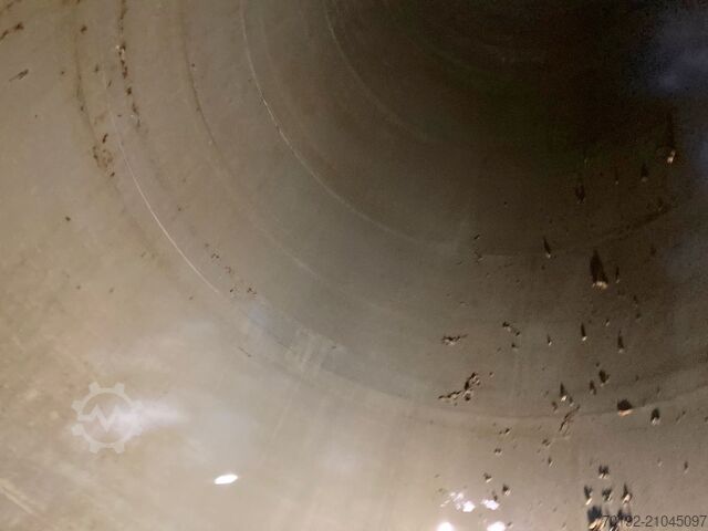 Tanque de armazenamento de 100.000 litros feito de V2A com flange agitadora lateral Holvrieka K0133