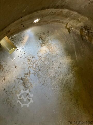 Tanque de armazenamento de 100.000 litros feito de V2A com flange agitadora lateral Holvrieka K0133