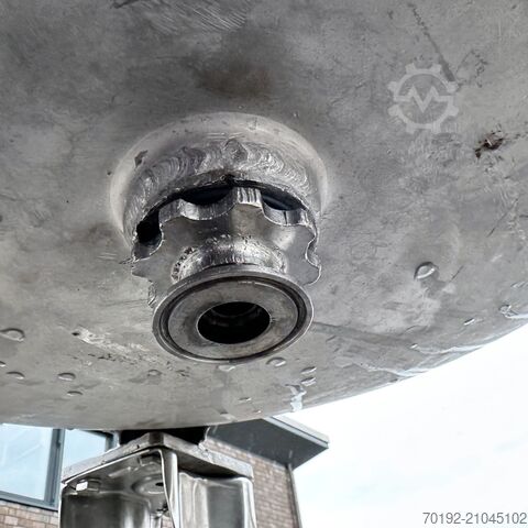 Recipiente móvel de 300 litros em V4A  9802