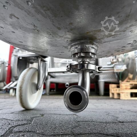 Recipiente móvel de 300 litros em V4A  9802