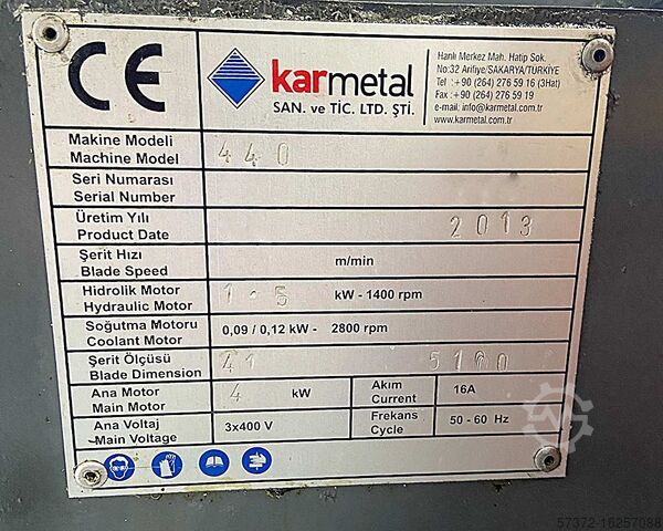CNC Bandsäge Karmetal 440 WOS M2
