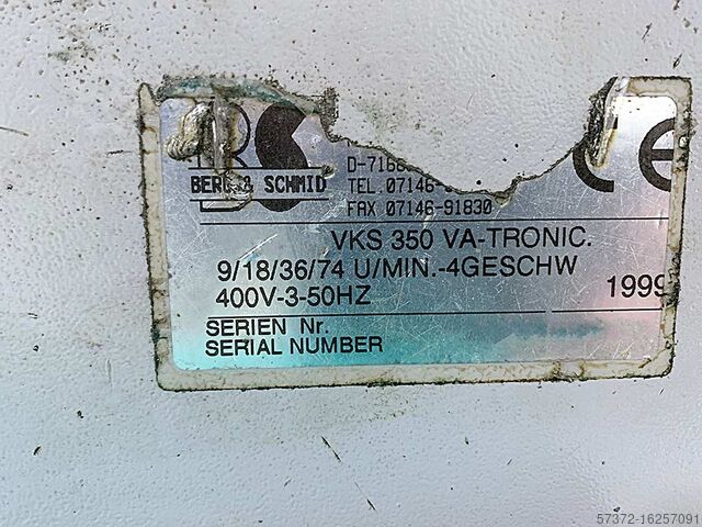 CNC ferăstrău circular Berg & Schmid VKS 350