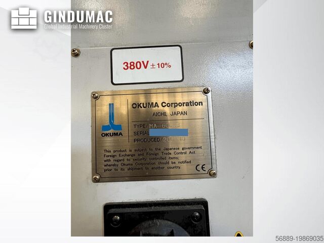 Οριζόντιο κέντρο κατεργασίας Okuma SPACE CENTER MA-600HB