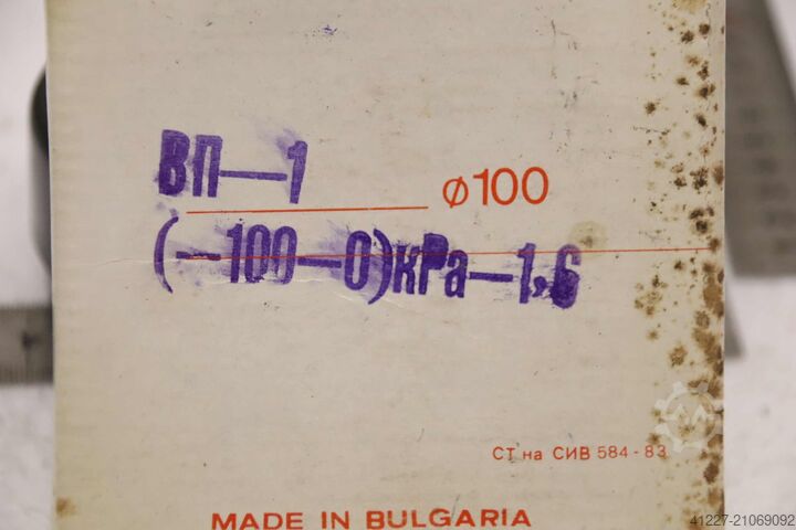 Manometer unbekannt -1-0 bar  Ø 100 mm