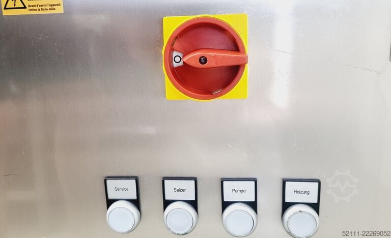 Machine voor het aanbrengen van loog Riehle RMBB