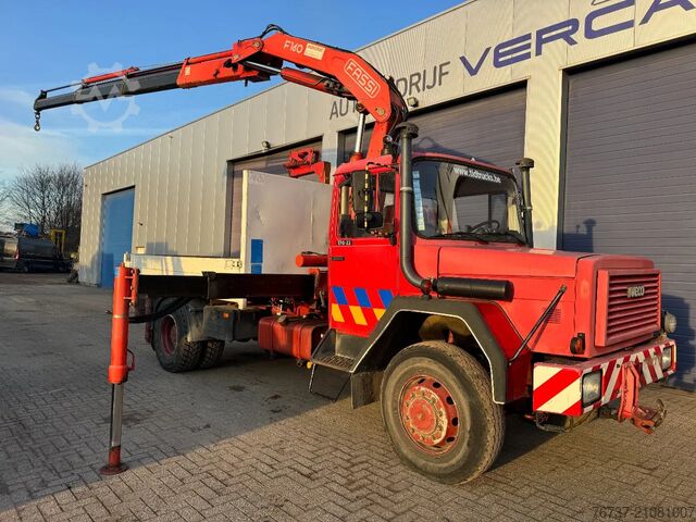 Kranbil Iveco 170-23 **4X4-ONLY 56000KM-BELGIAN TRUCK**