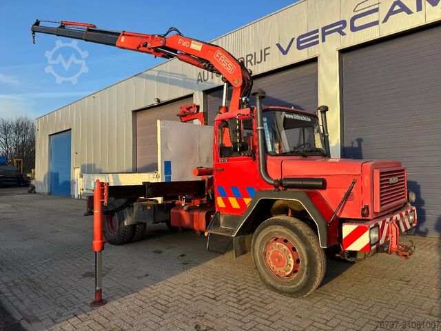 Kranbil Iveco 170-23 **4X4-ONLY 56000KM-BELGIAN TRUCK**