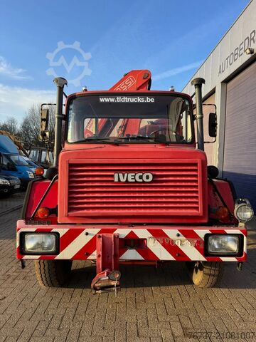 Kranbil Iveco 170-23 **4X4-ONLY 56000KM-BELGIAN TRUCK**