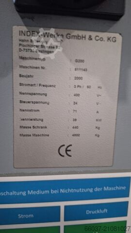 CNC-draai- en freescentrum INDEX G 200