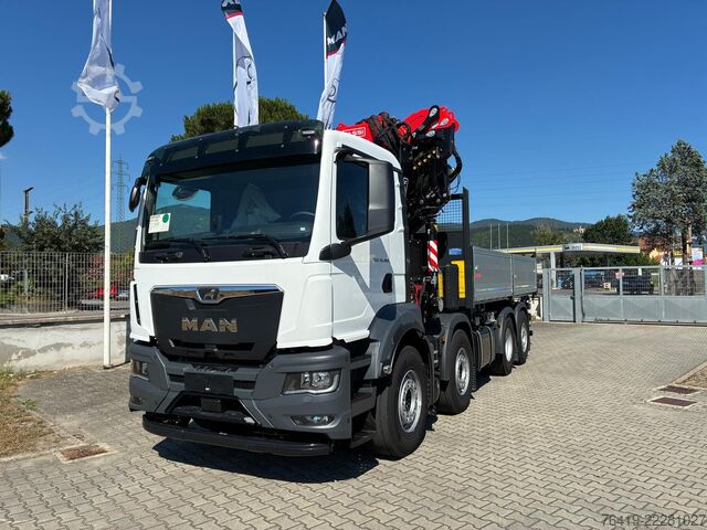 Lastbilmonteret kran MAN TGS 35.480 BL CH 8X2-6 20525-183