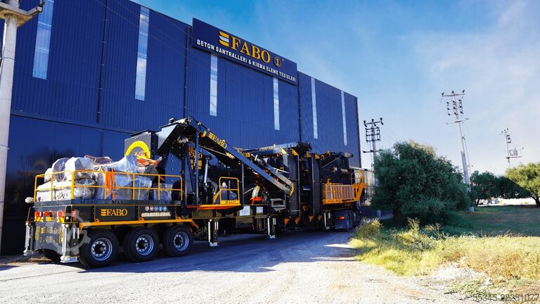Breekinstallatie/mobiele breekinstallatie FABO Mobile Crushing Plant Mobile Impact Crusher MDMK-03