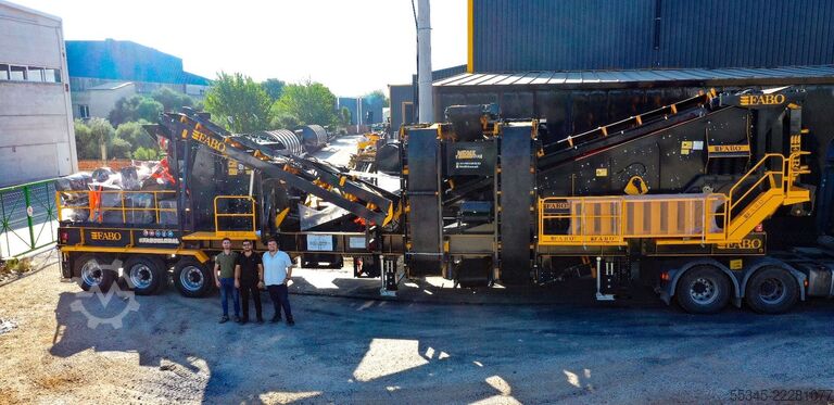 Breekinstallatie/mobiele breekinstallatie FABO Mobile Crushing Plant Mobile Impact Crusher MDMK-03