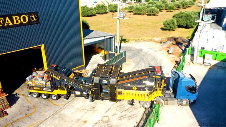 Breekinstallatie/mobiele breekinstallatie FABO Mobile Crushing Plant Mobile Impact Crusher MDMK-03