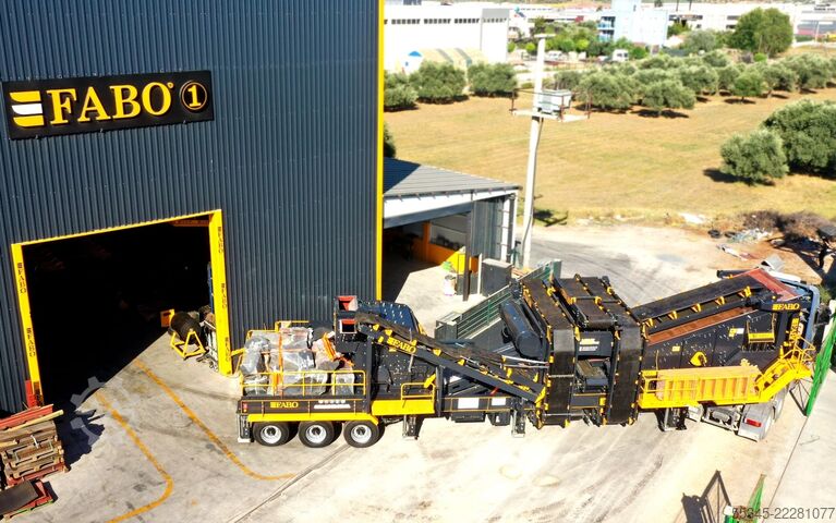 Breekinstallatie/mobiele breekinstallatie FABO Mobile Crushing Plant Mobile Impact Crusher MDMK-03