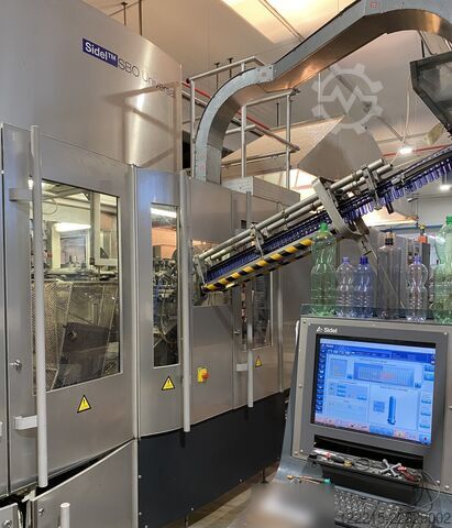 SIDEL SBO Universal 14 γραμμή για μη επαναγεμιζόμενα PET μπουκάλια (2007) SIDEL Line for Non-Returnable PET bottles