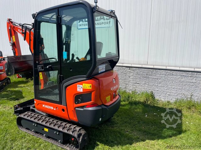 Minigraafmachine Kubota Kx019-4 graafmachine NIEUW !!