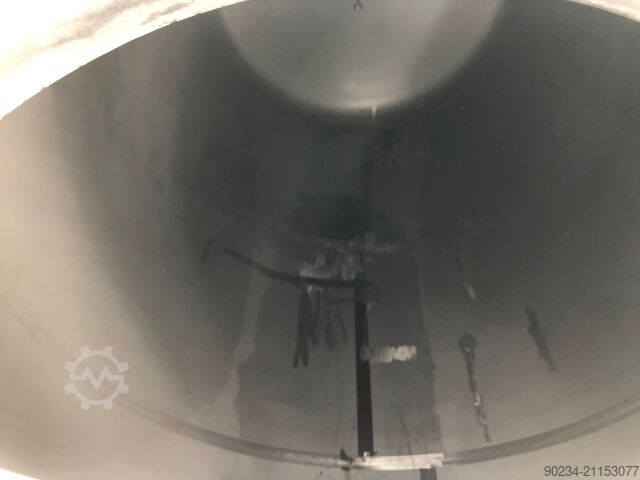 25 000 liters vertikal lagringstank i rostfritt stål, 2600 mm diameter x 4700 mm rak sida SIELMANN 25,000 Litre
