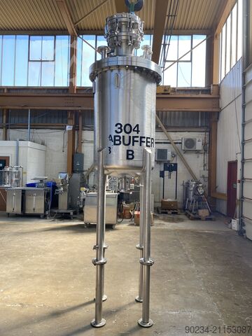 300 liters vertikal blandningstank i rostfritt stål BIBBY 300 Litre